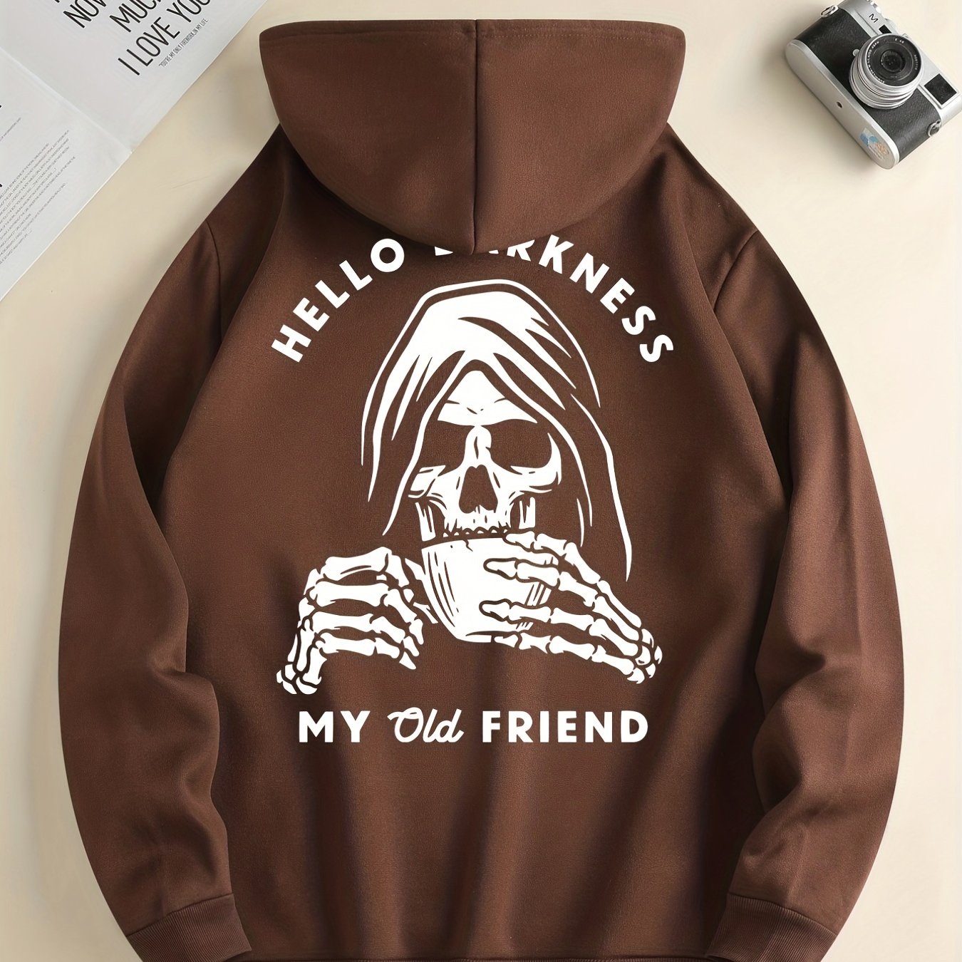 Skeleton Print Hoodie