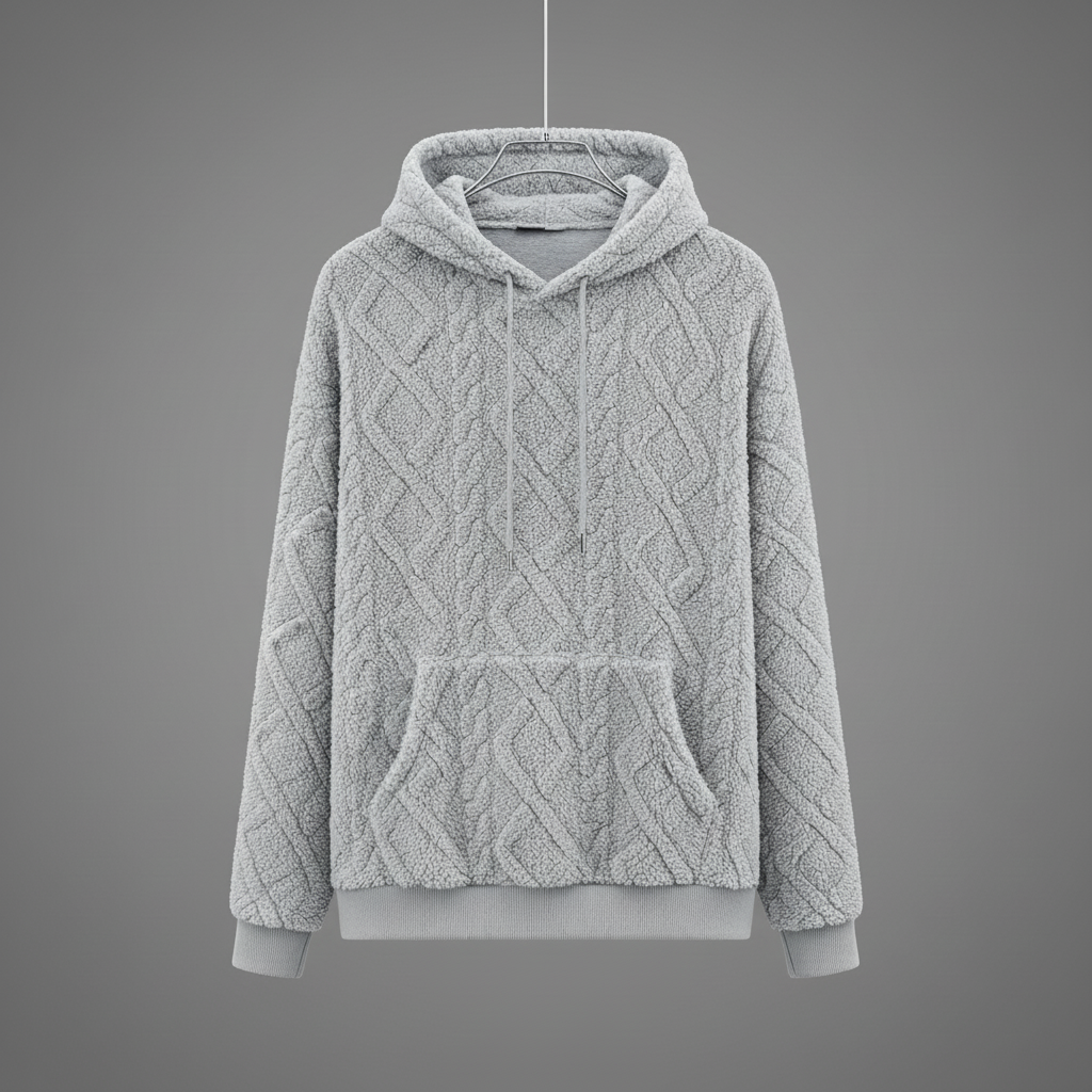 Soft Polyester Hooded Sweatshirt