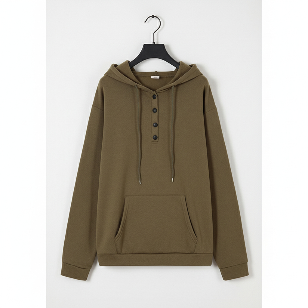 Long Sleeve Loose Hoodie