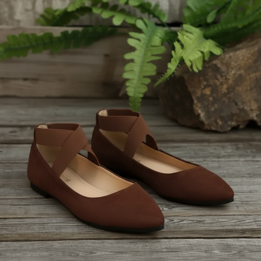 Soft Bottom w/ Ankle Wrap Flats