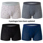 4-piece MEN'S Underwear Comfortable and Fashionable Plus-size Printed Boyshort Maximum 6XL Swimming Trunks for Teenagers.