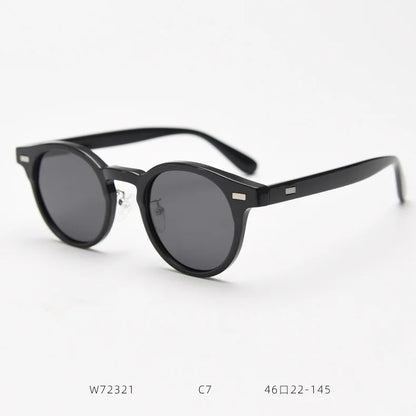 2024 TR90 Sun Glasses Trendy Men's and Women's Round Retro TAC Polarized Sunglasses