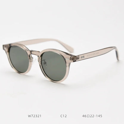 2024 TR90 Sun Glasses Trendy Men's and Women's Round Retro TAC Polarized Sunglasses