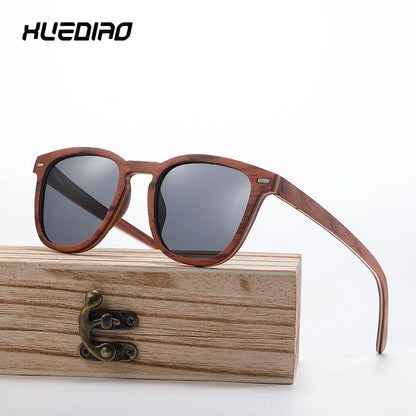 New Minimalist Sunglasses Full Wooden Frame, Polarized, Eco-friendly Sun Glasses