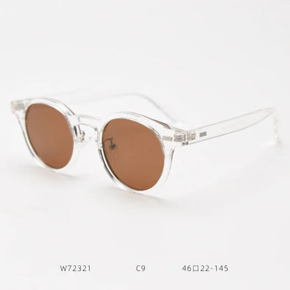 2024 TR90 Sun Glasses Trendy Men's and Women's Round Retro TAC Polarized Sunglasses