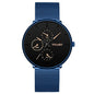 2025 Mens Luxury Watches for Men Business Casual Ultra Thin Clock, Stainless Steel, Mesh Belt