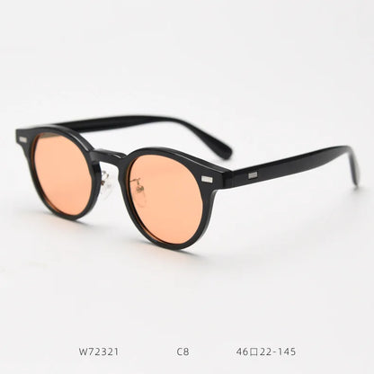 2024 TR90 Sun Glasses Trendy Men's and Women's Round Retro TAC Polarized Sunglasses