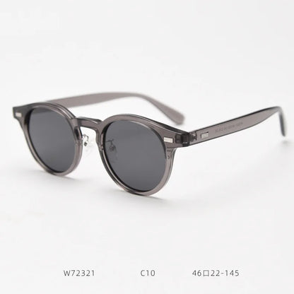 2024 TR90 Sun Glasses Trendy Men's and Women's Round Retro TAC Polarized Sunglasses