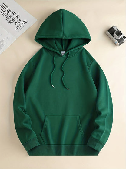 Cute Cartoon Bear With Hat Print Hoodie, Hoodies For Men, Men's Casual Graphic Design Pullover Hooded Sweatshirt With Kangaroo Pocket For Spring Fall, As Gifts