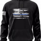 Men's Casual American Flag Graphic Print Hoodies, Drawstring Comfortable Oversized Hooded Pullover Sweatshirt Plus Size