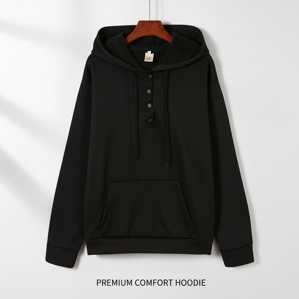 Long Sleeve Loose Hoodie