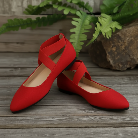 Soft Bottom w/ Ankle Wrap Flats