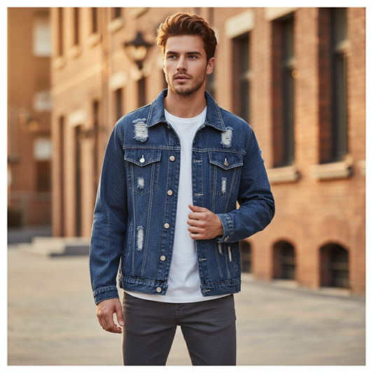 Distressed Dinem Jacket