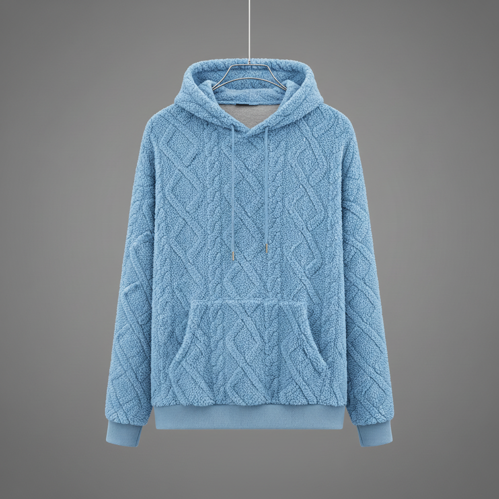 Soft Polyester Hooded Sweatshirt